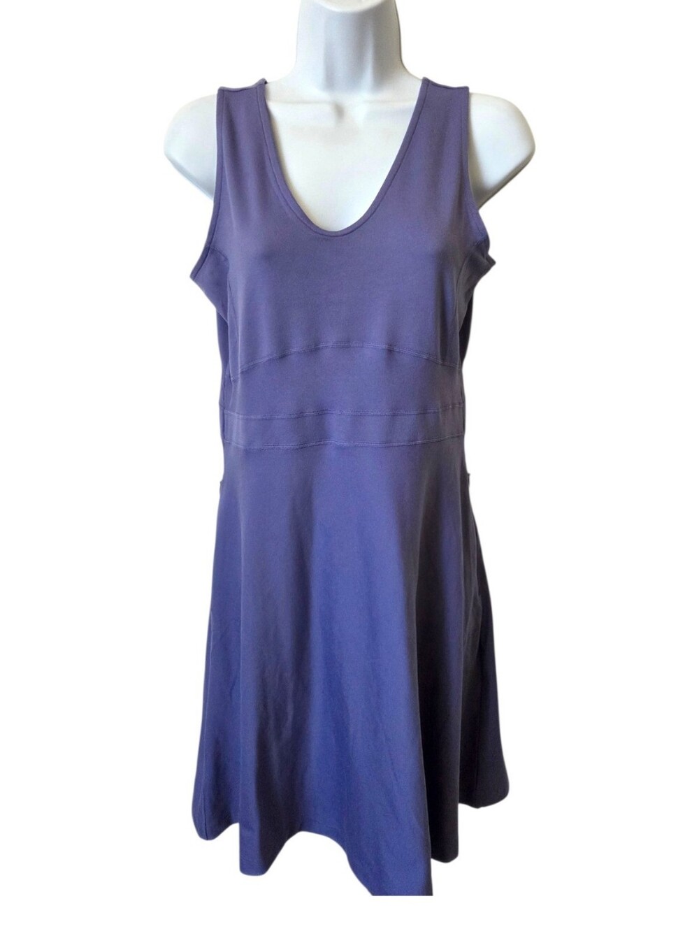 Title Nine Dream V Neck Dress Women's Size Small Purple